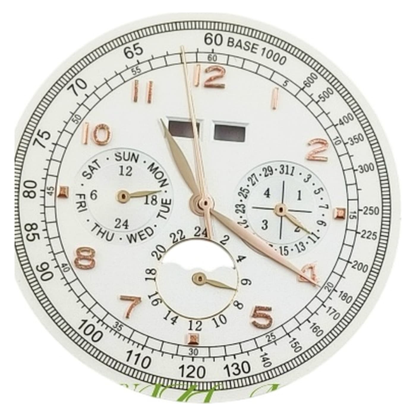 Complete Calendar Moonphase Dial