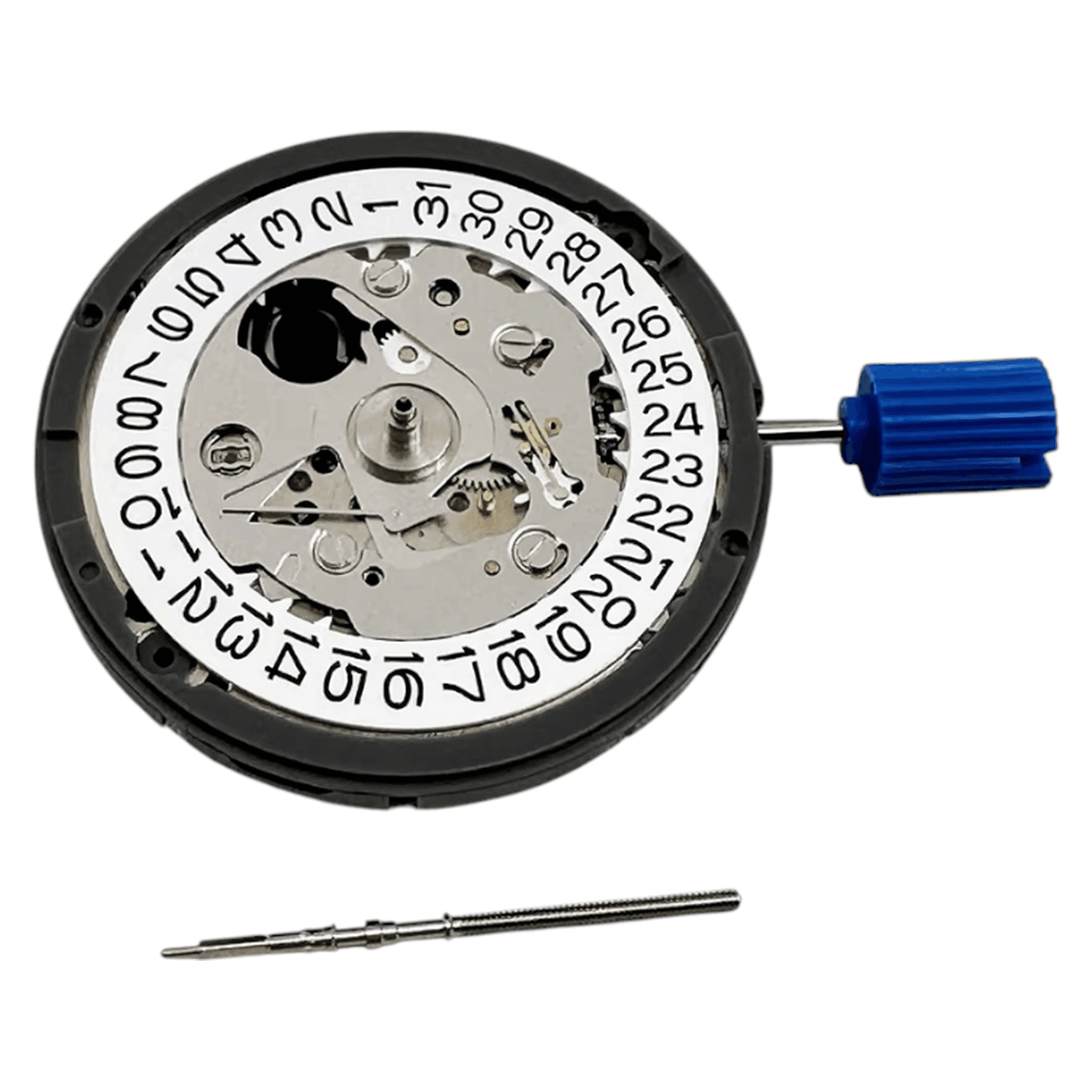 NH35 movement — A dependable everyday automatic with a clean date complication.